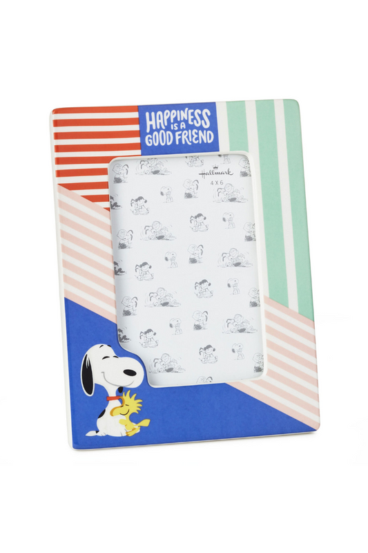 Steel Blue Peanuts® Happiness Is Snoopy and Woodstock Picture Frame, 4x6
