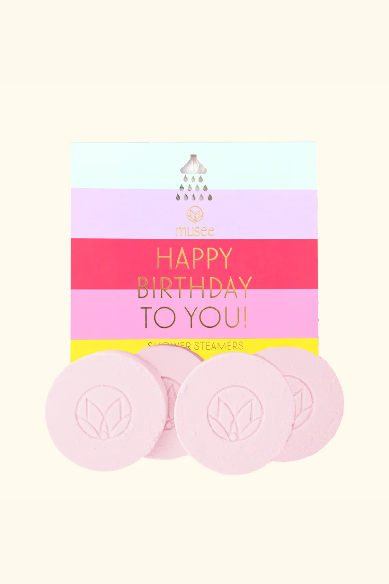 Musee Happy Birthday to You Shower Steamers.