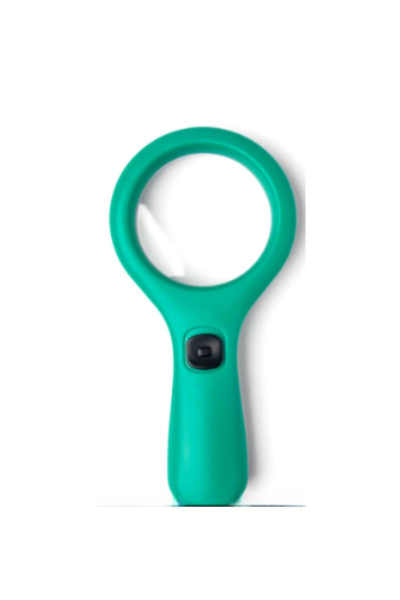 Light Gray Lighted Hand Held Magnifiers