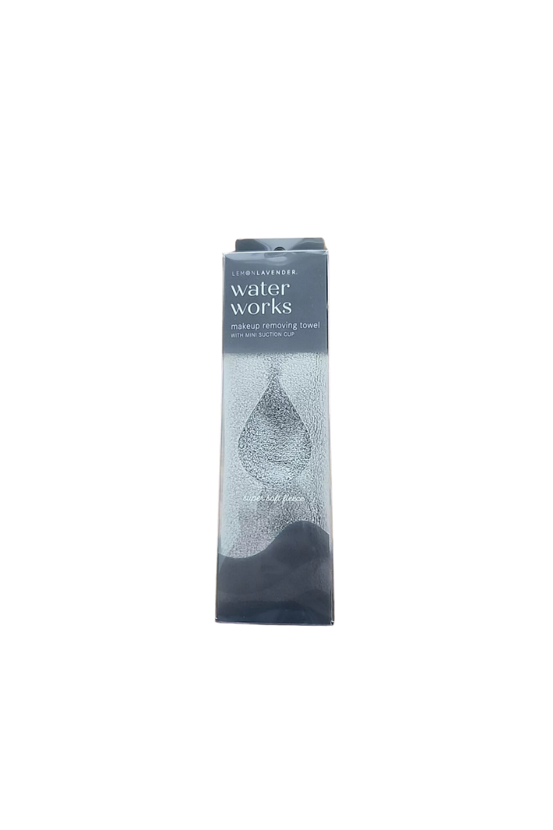 Light Slate Gray Lemon Lavender Makeup Removing Towel