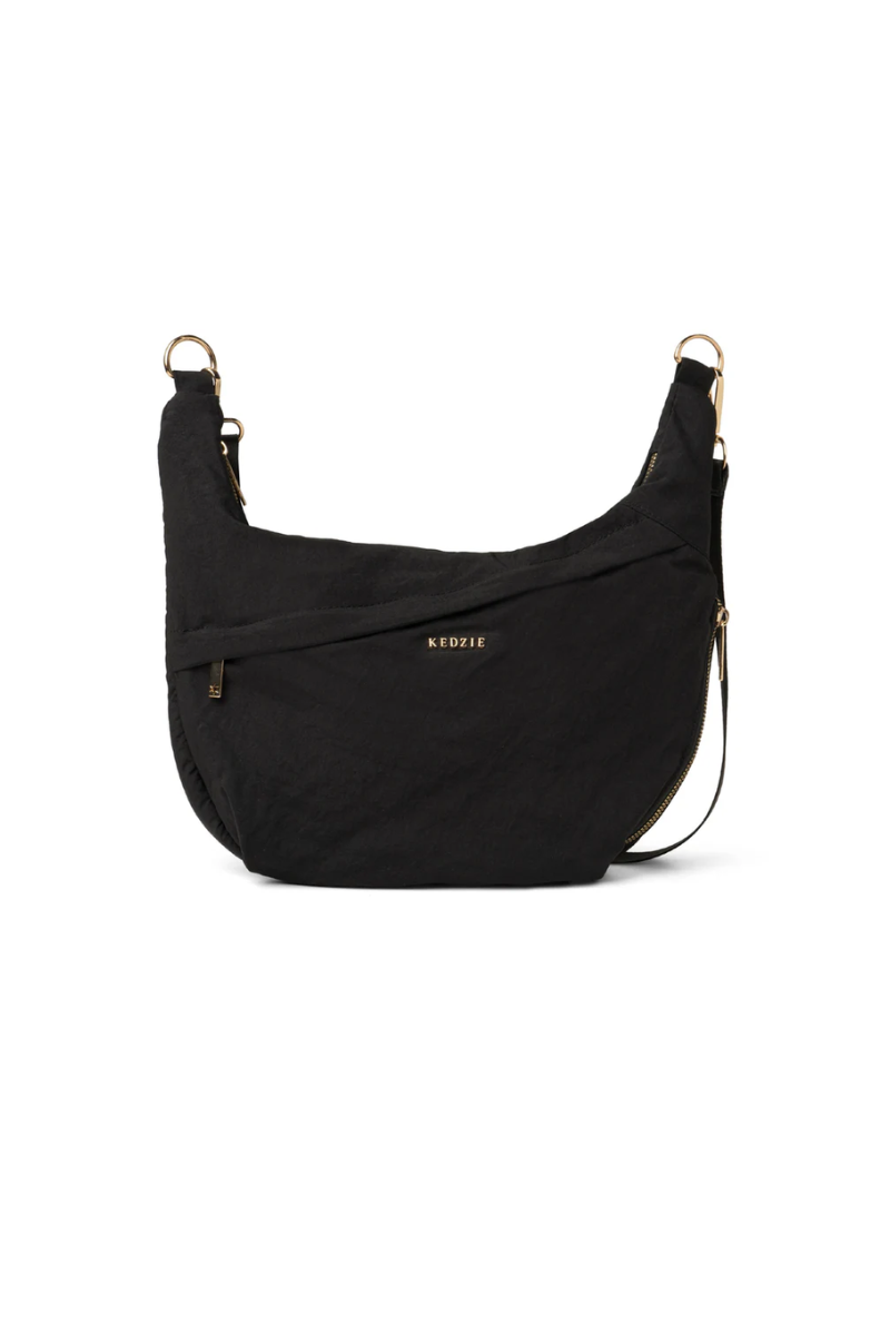 Black Kedzie Atlas Crossbody Bag