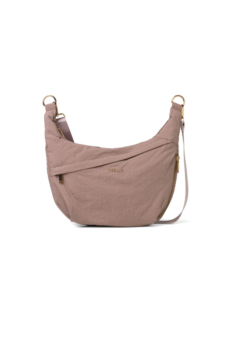 Rosy Brown Kedzie Atlas Crossbody Bag