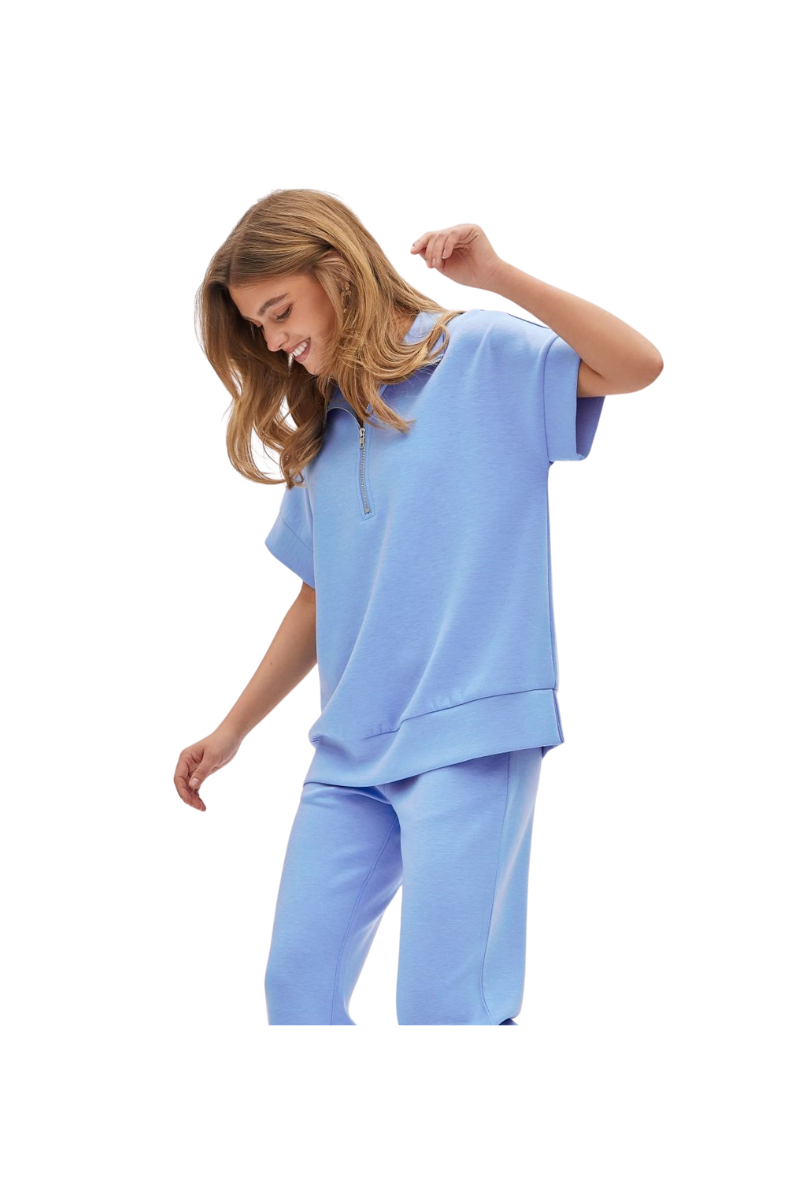 Light Steel Blue Dear Scarlett 2-piece Travel/Leisure Set