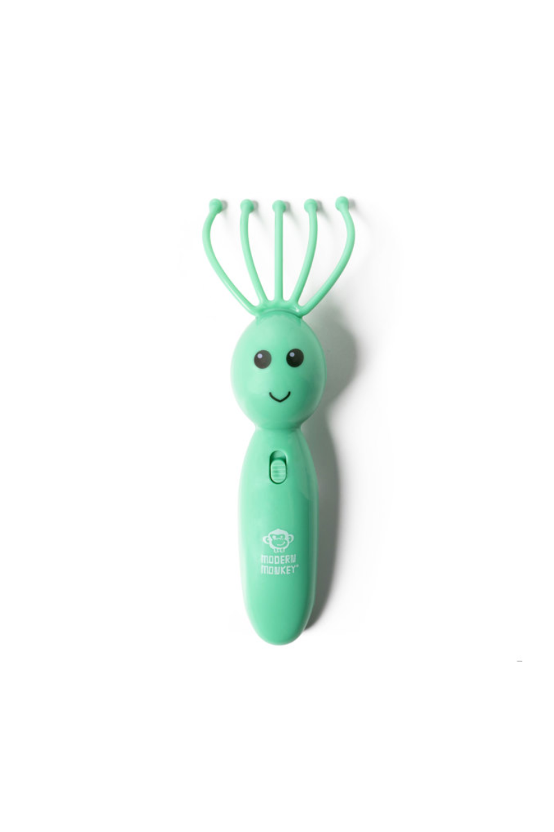 Dark Sea Green Modern Monkey Shrimp Scalpi Head Massager