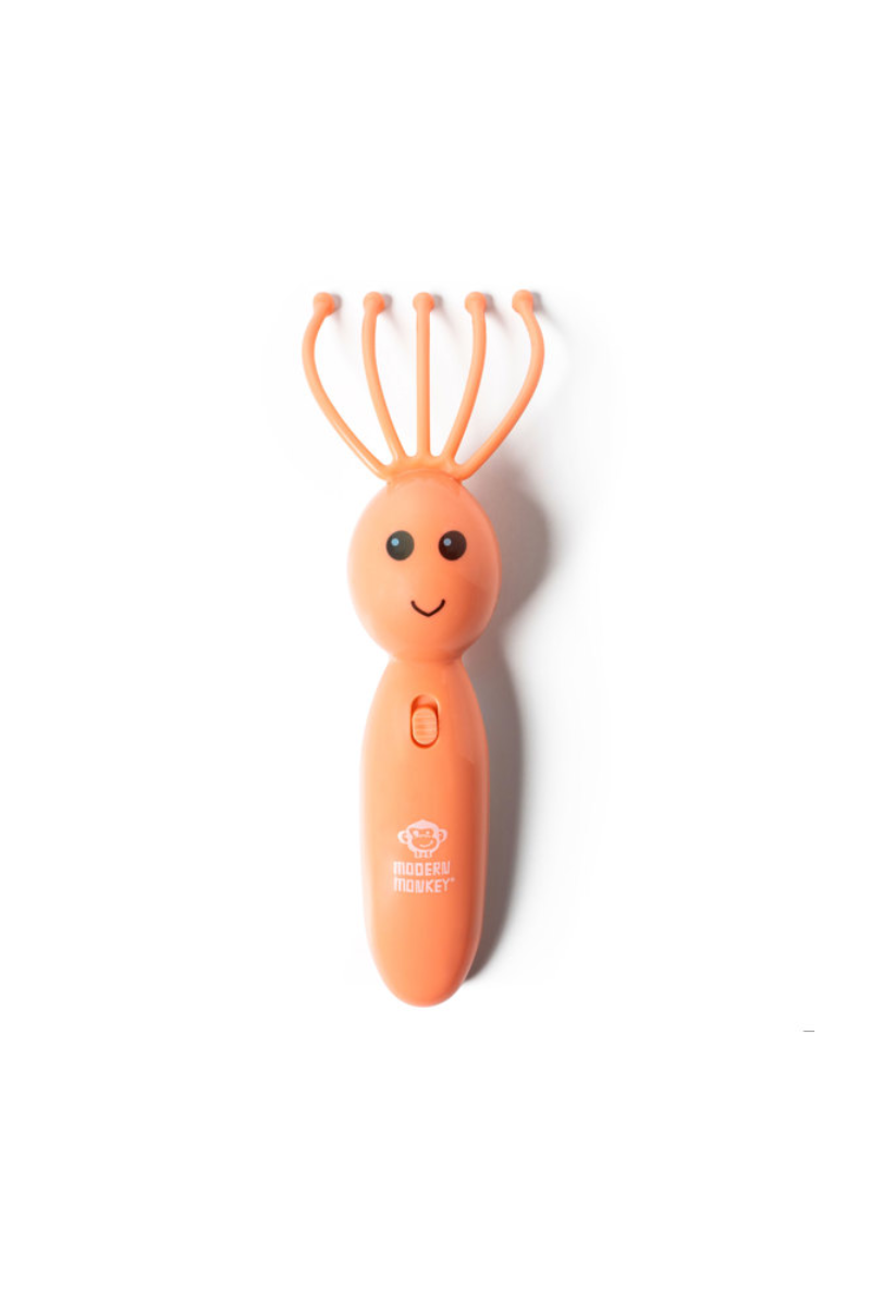 Dark Salmon Modern Monkey Shrimp Scalpi Head Massager