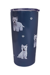Pets West Highland White Terrier Stainless Steel Tumbler, 20 oz.