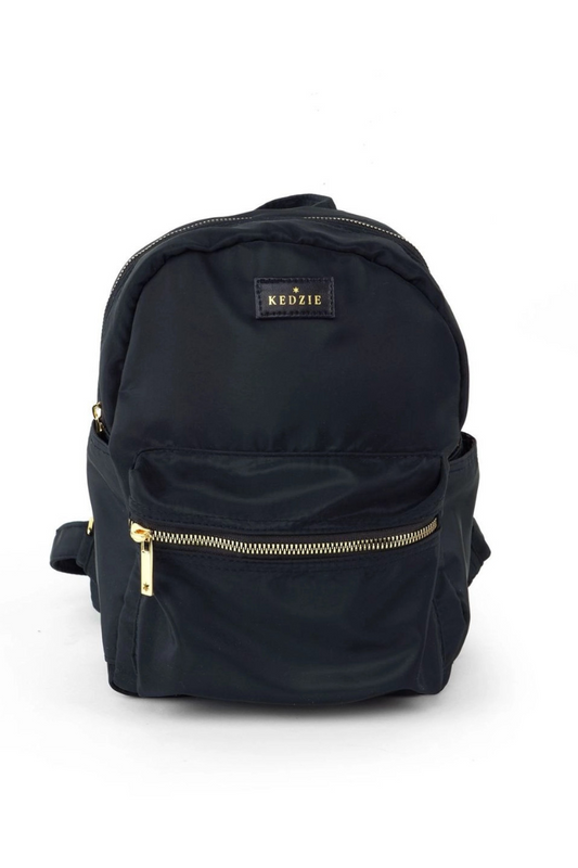 Dark Slate Gray Kedzie Mainstreet Stylish Mini Backpack with Front Pocket