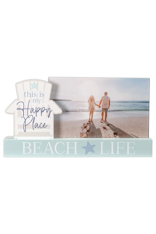 Light Gray Malden International Designs 4x6 Beach Life Frame