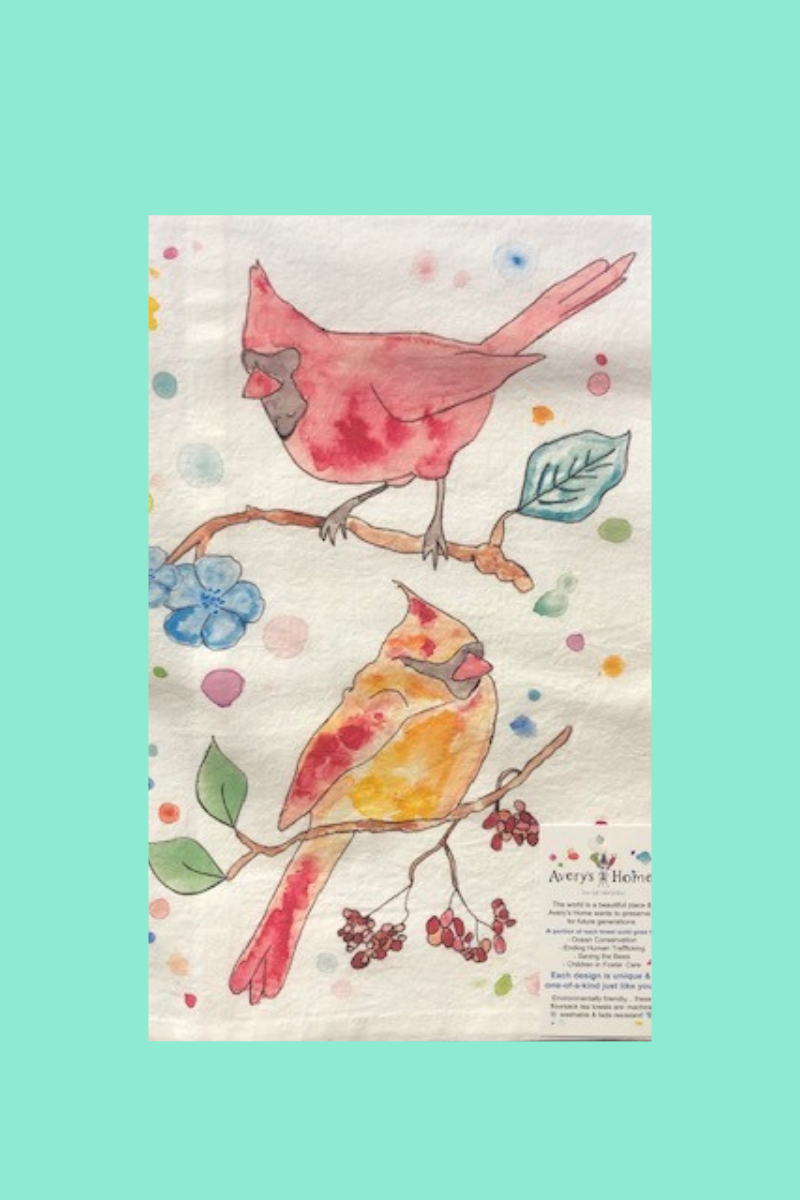 Aquamarine Avery Cardinal