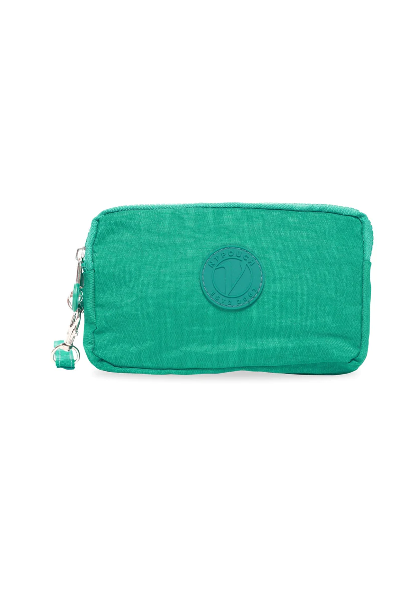 Light Sea Green Nupouch Malibu 3 Zipper Wallet