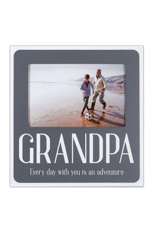 Dim Gray Malden - Grandpa Every Day With You Is An Adventure Picture Frame