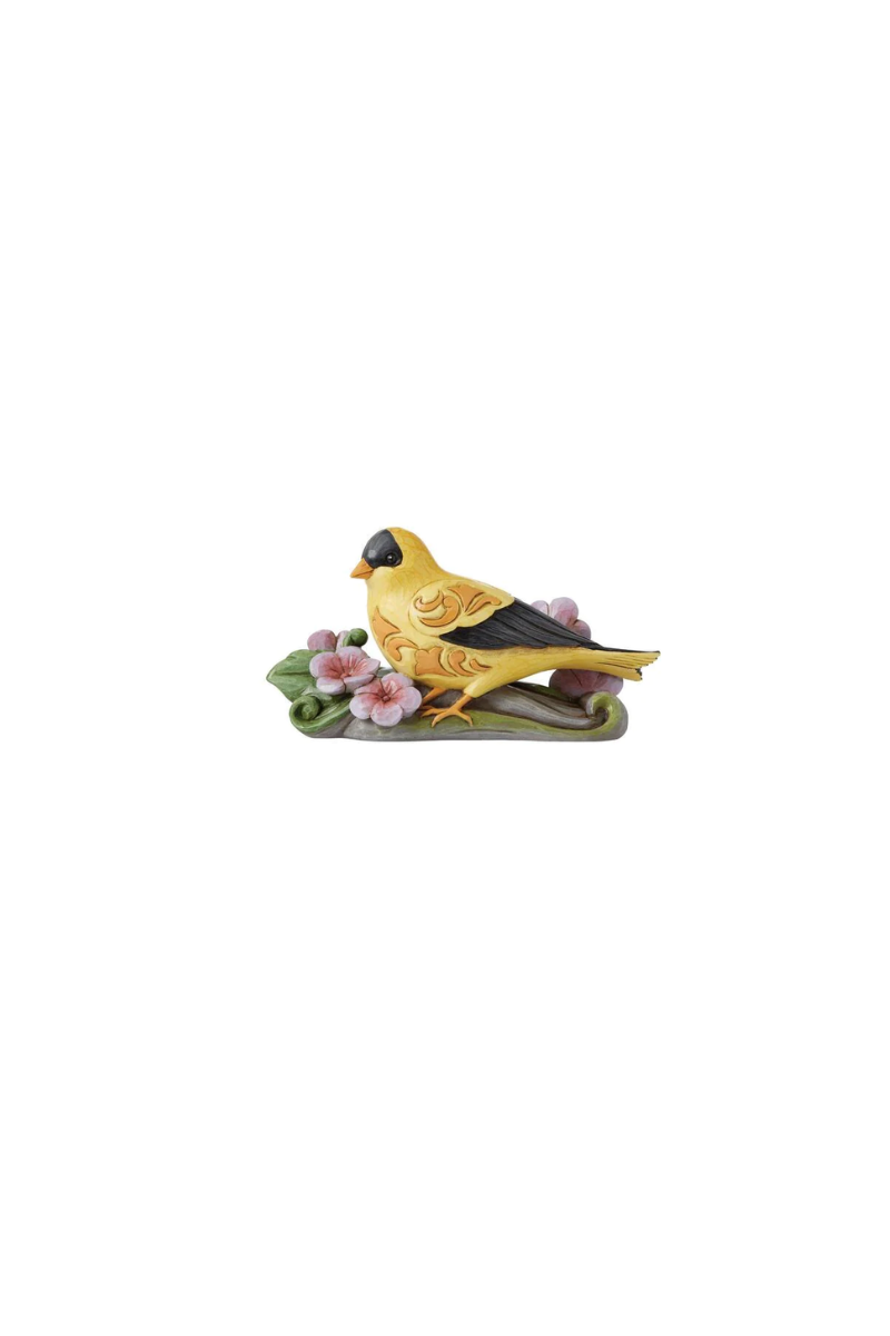 Dark Khaki Jim Shore Golden Harmony Bird