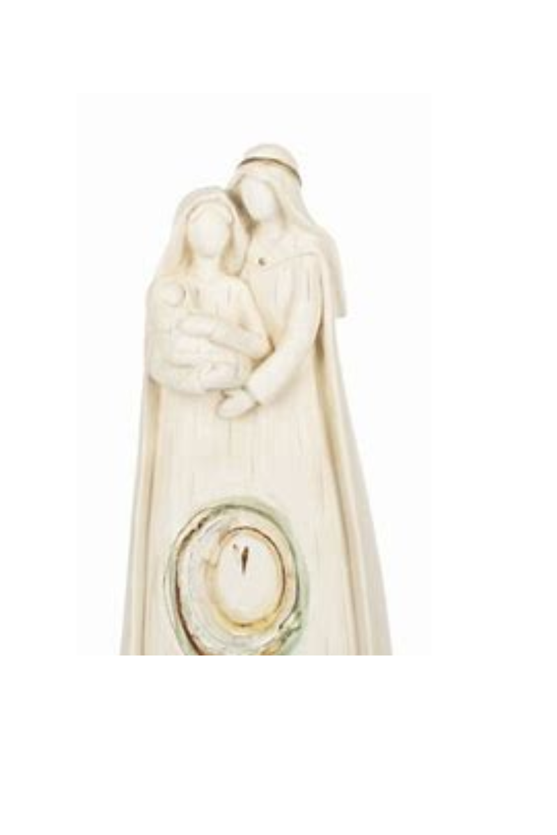 Antique White Ganz Holy Family Figurine