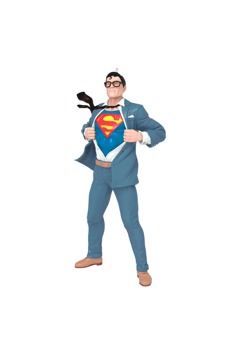 Slate Gray 2024 Ornament DC™ Superman™ Clark Kent™