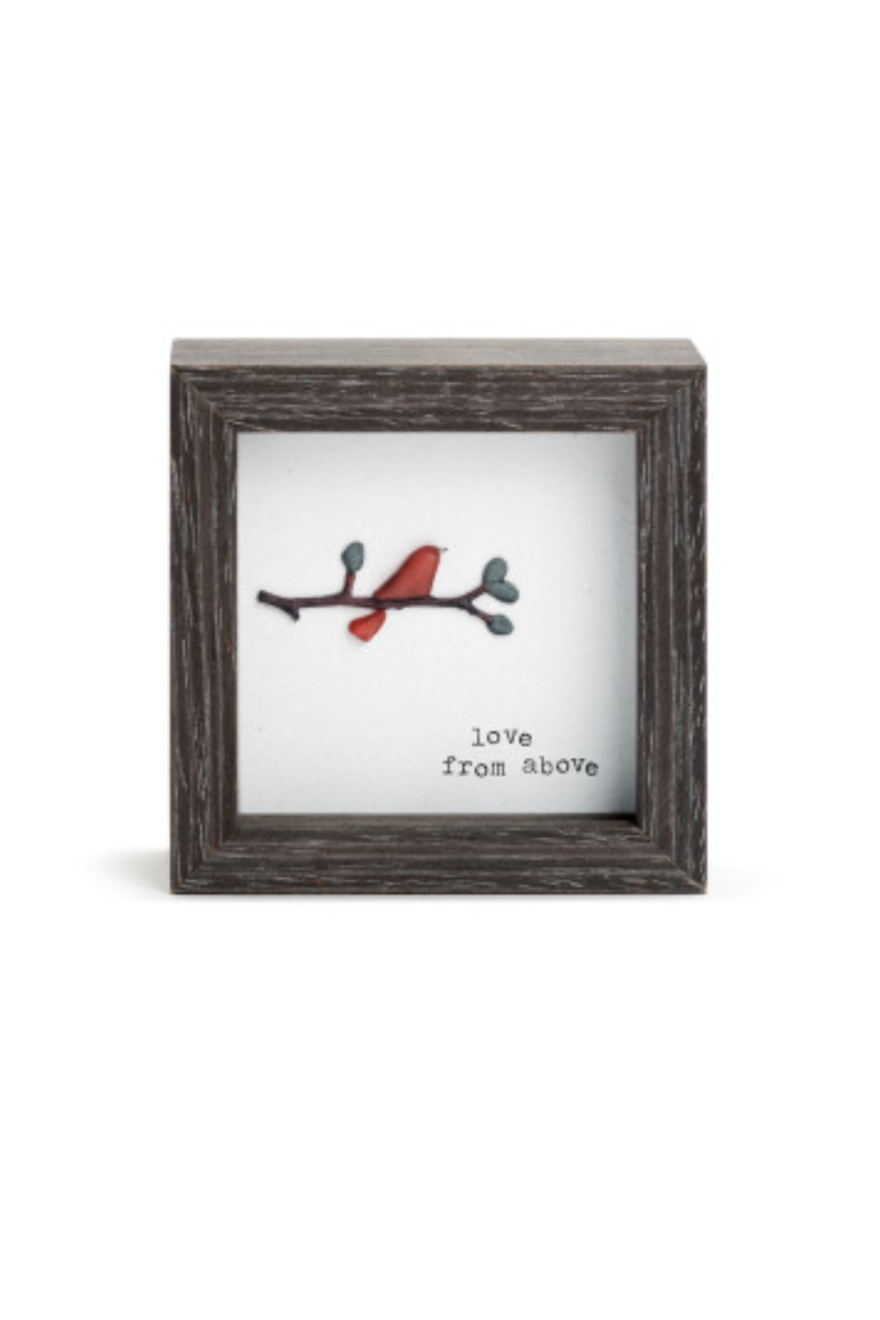 Dark Slate Gray Demdaco Love from Above Shadow Box