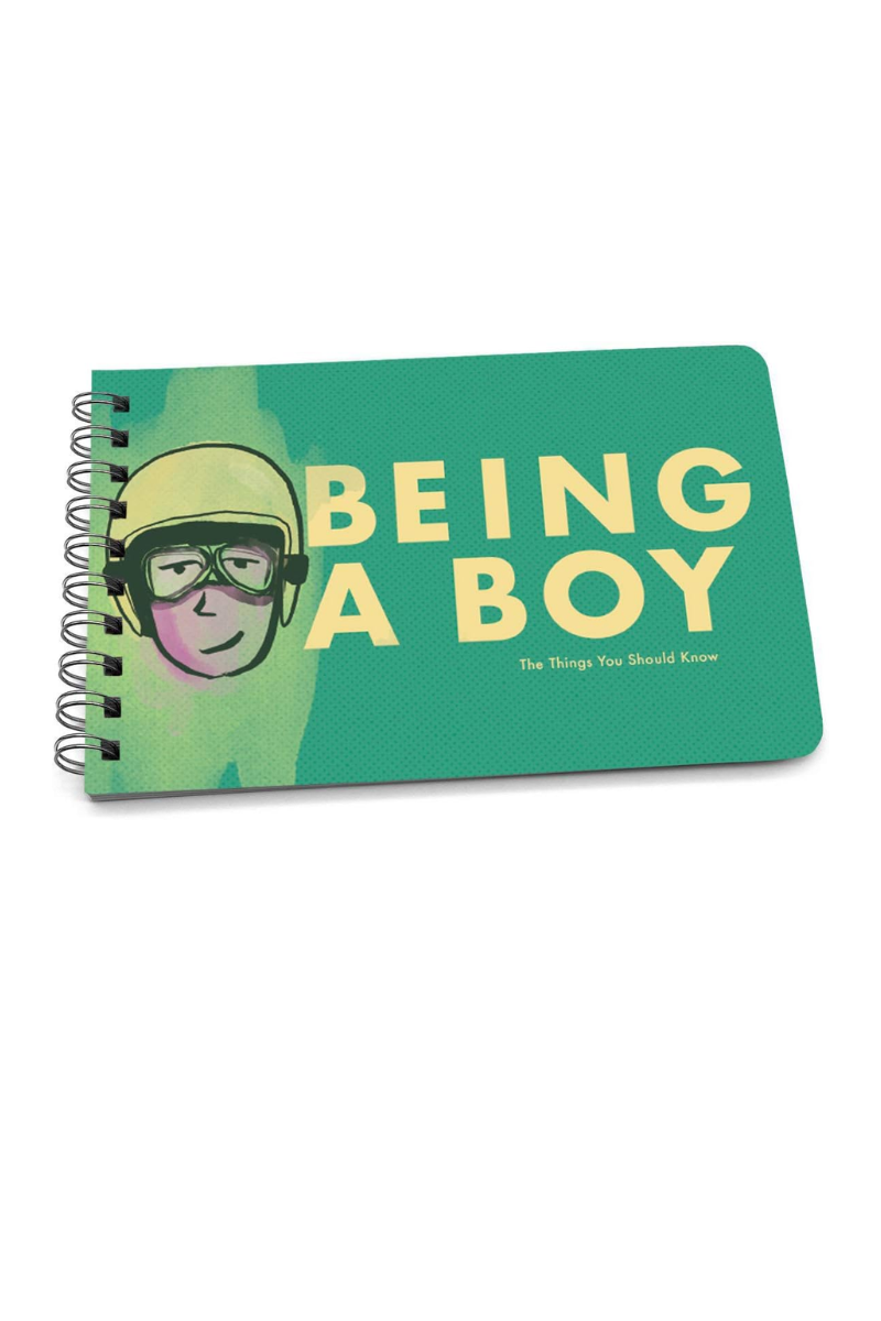 Medium Sea Green Papersalt Books - Being a Boy - Advice and Guidance for Young Boys, Things Parents Would Like Them to Know