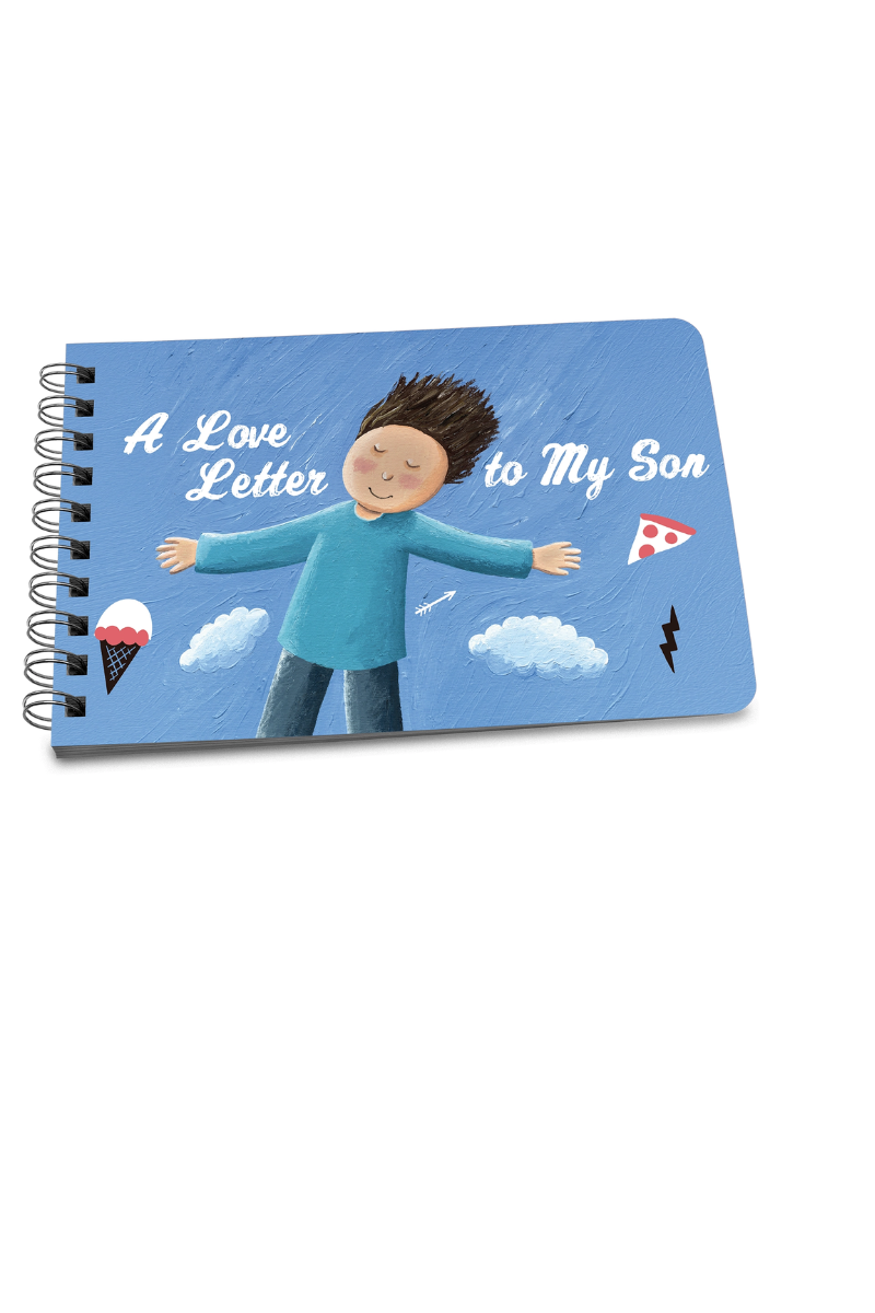 Cornflower Blue Papersalt Books - A Love Letter to My Son - A Book from Parent to Child