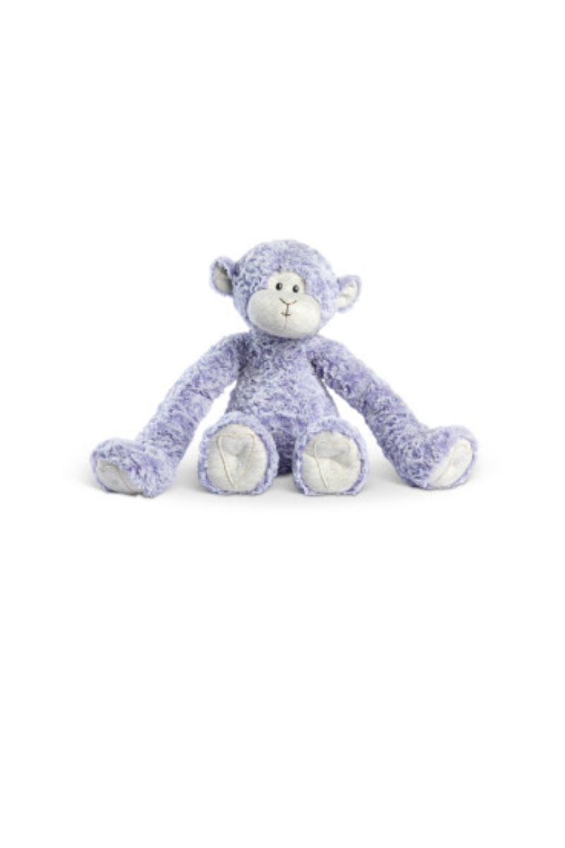 Light Gray Heartful Hugs Monkey - Demdaco