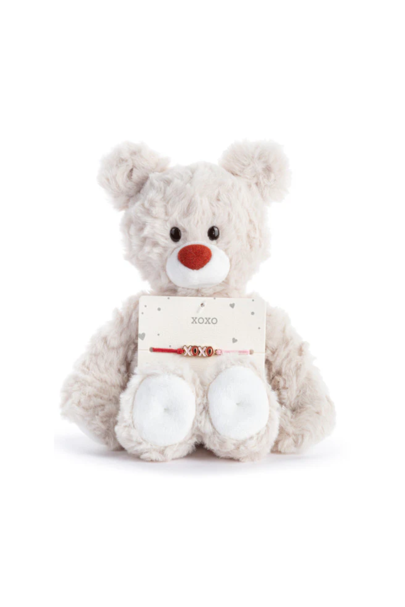 Light Gray XOXO Cream Bear