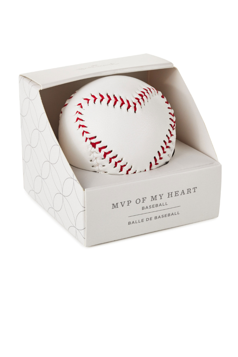 Light Gray MVP of my Heart Baseball
