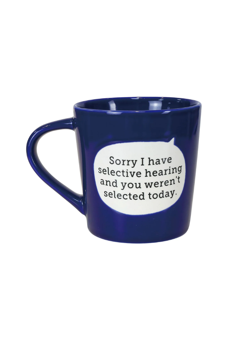Light Gray Dirty Mud Selective Hearin Mug
