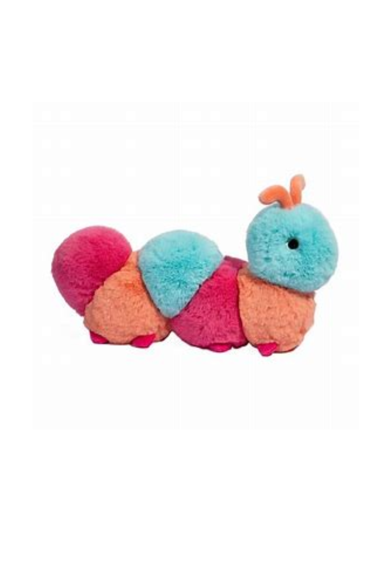 Gray Douglas Munchie Pink Caterpillar Soft Plush