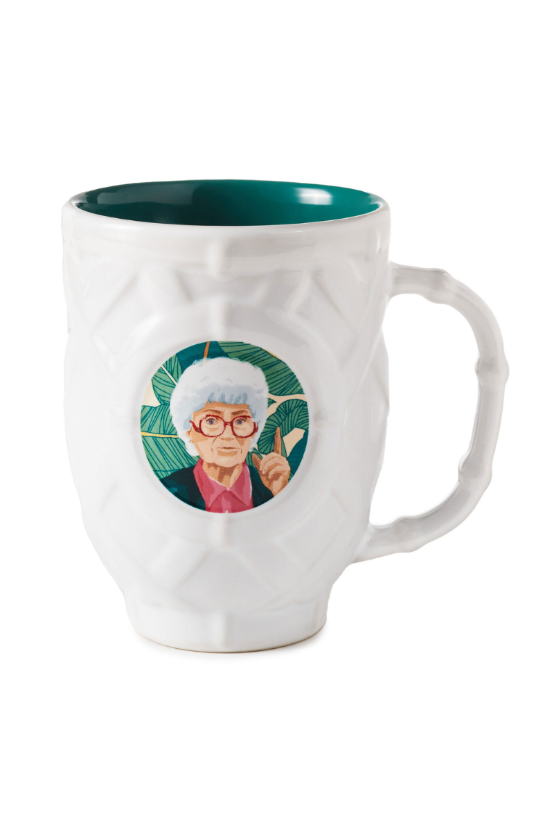 Light Gray The Golden Girls Sophia Petrillo Sculpted Mug, 14.5 oz.