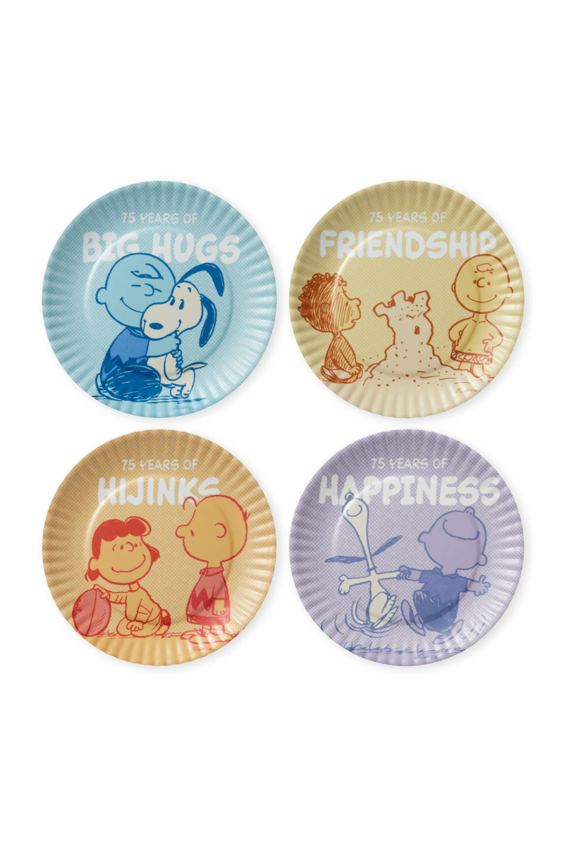 Gray Peanuts® 75th Anniversary Appetizer Plate Set