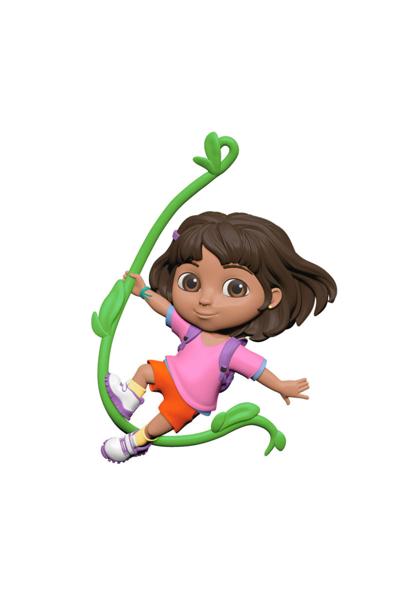 Tan 2025 Ornament - Nickelodeon Dora Swinging Into Adventure Ornament