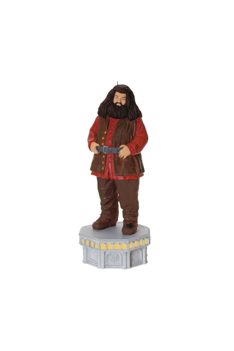 Dark Olive Green 2025 Ornament - Harry Potter and the Chamber of Secrets™ Collection Hagrid™ Ornament with Light and Sound