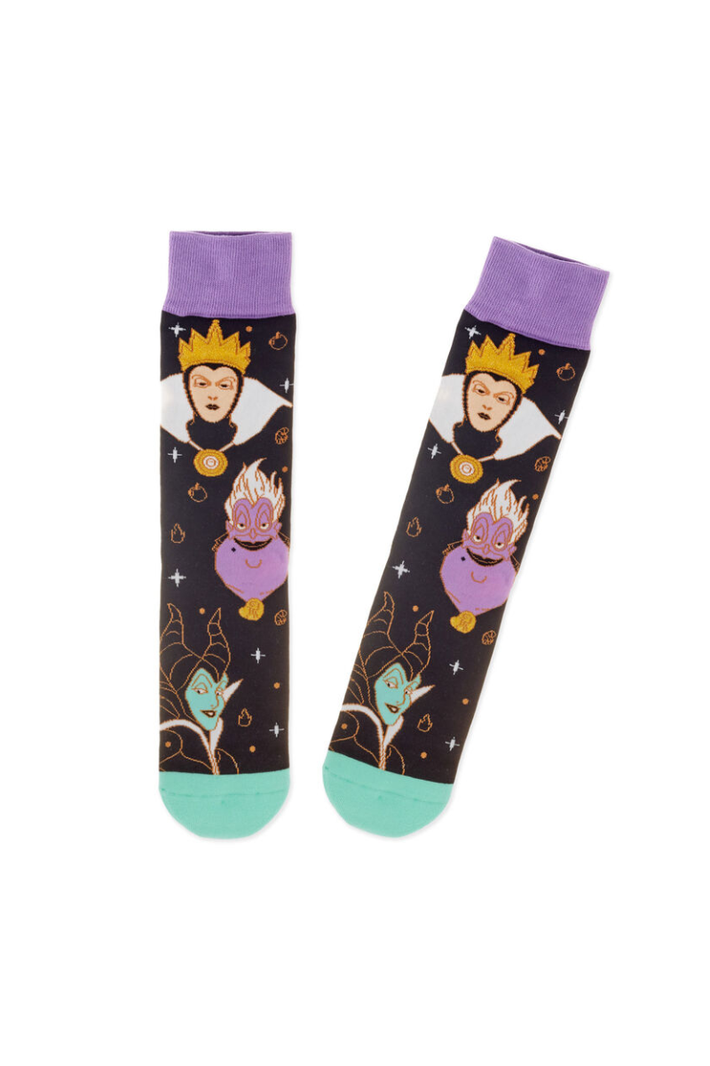 Disney Villains Fierce and Fabulous Crew Socks