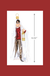 Harry Potter™ Using the Invisibility Cloak™ Glass Ornament
