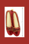 The Wizard of Oz™ Ruby Slippers™ Glass Ornament
