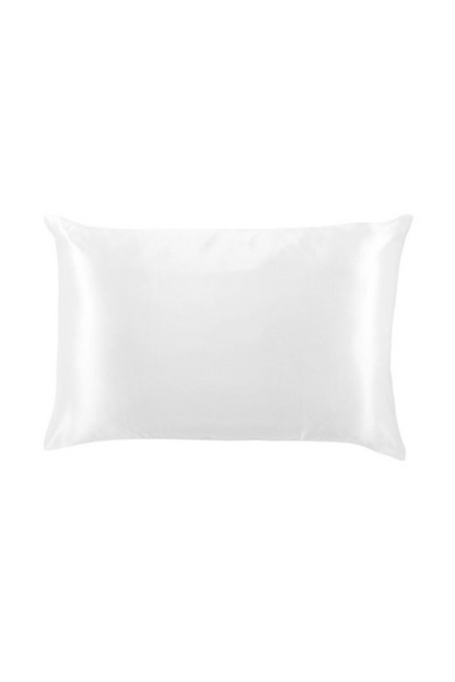A white silk pillow.