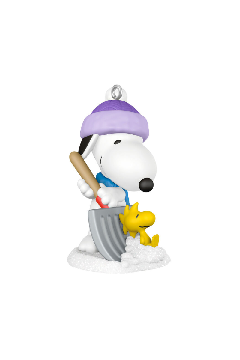 Light Gray 2025 Ornament - Mini Peanuts® Winter Fun with Snoopy Ornament, 1"