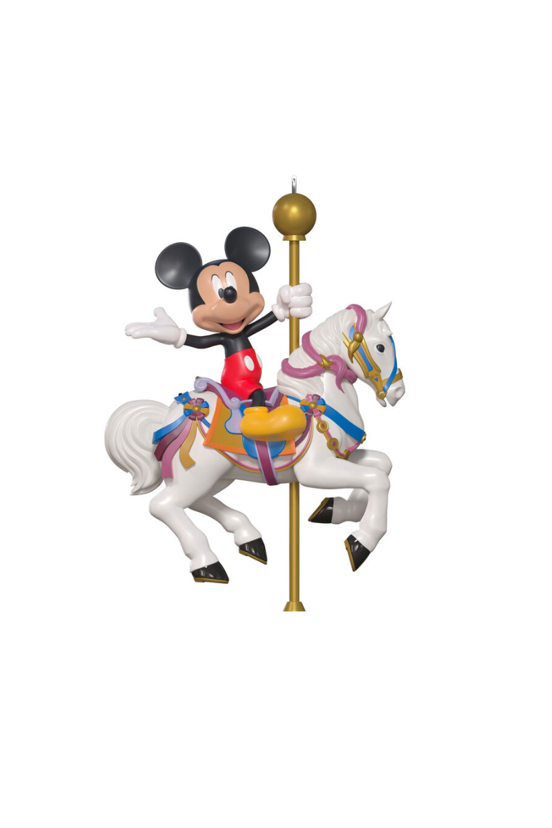 Light Gray 2025 Ornament - Disneyland King Arthur Carrousel Ride Around the Kingdom Ornament
