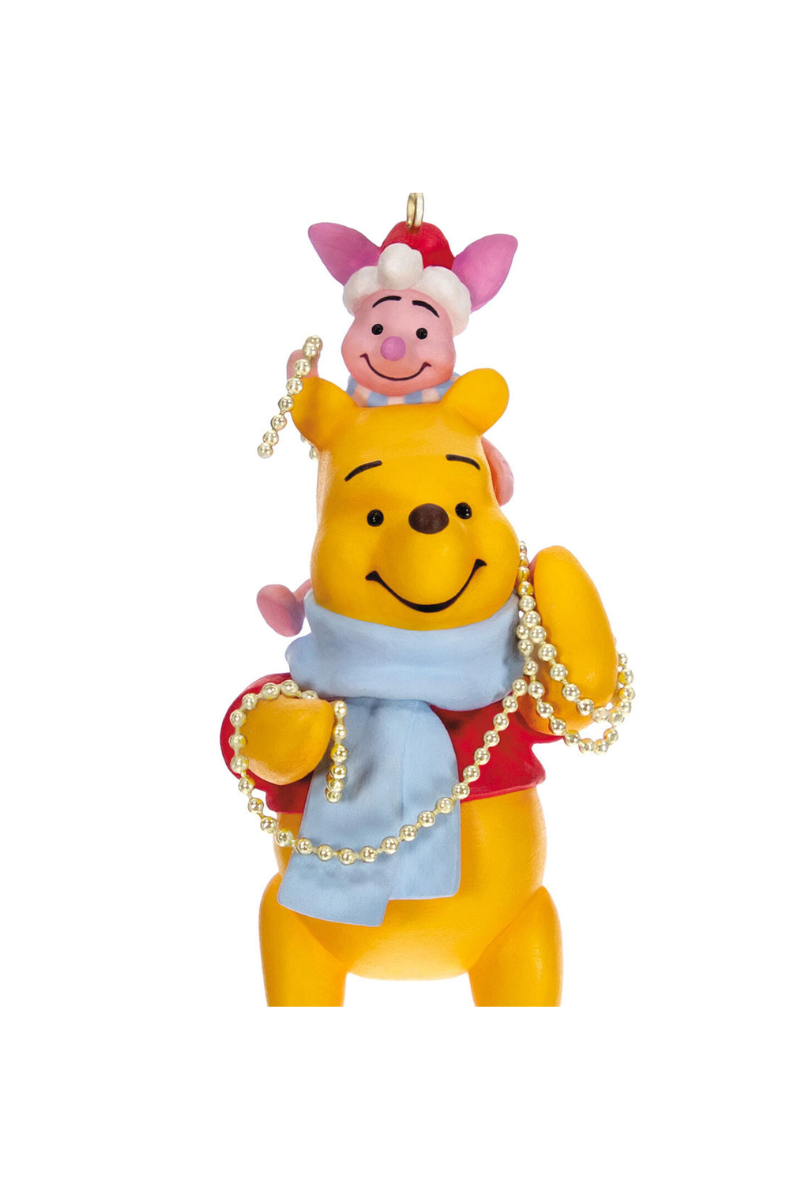 Goldenrod 2023 Ornament-Disney Winnie the Pooh Trimming the Tree Together