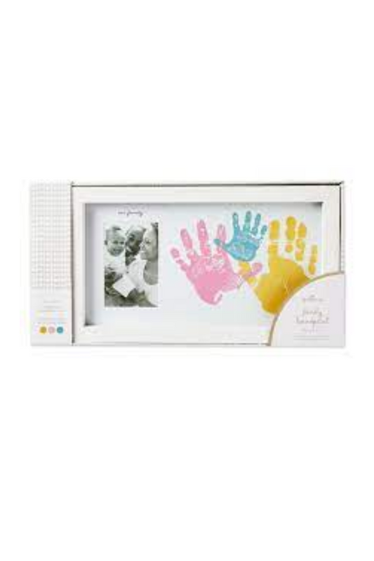 Light Gray Hallmark : Our Family Handprint Picture Frame Kit, 4x6