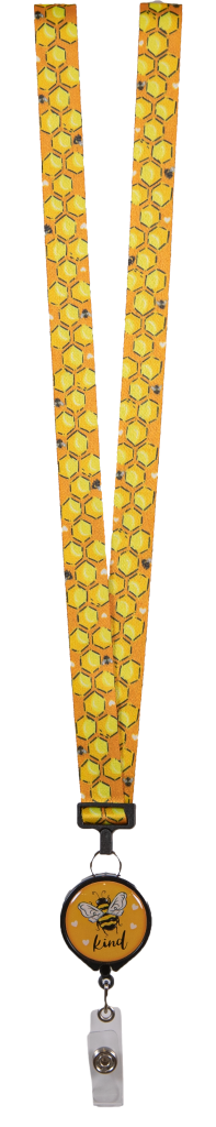 Goldenrod Bee Lanyard