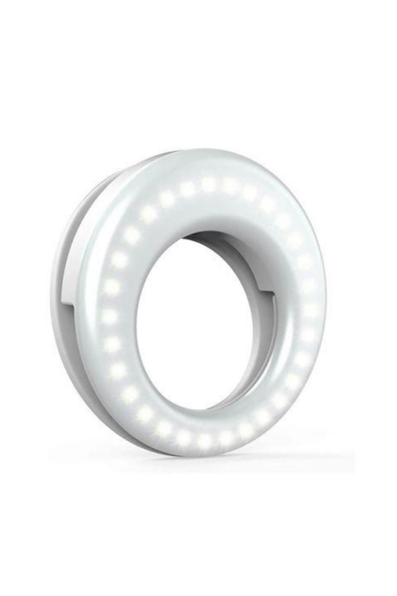 Light Gray Selfie Ring Light