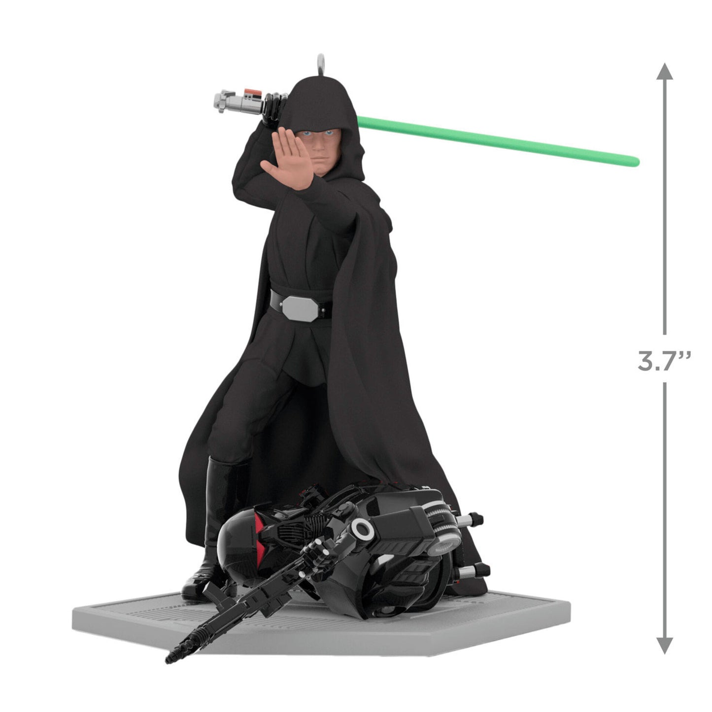 Dark Slate Gray Star Wars: The Mandalorian™ A Jedi™ Returns Ornament