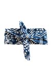 NAVY GEOMETRIC KNOTTED