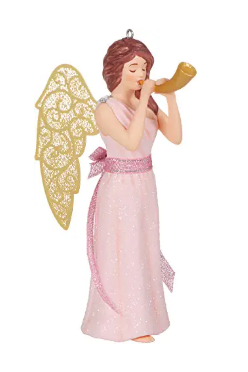 Light Gray Harmony Angel Hallmark Keepsake Christmas Ornament 2021