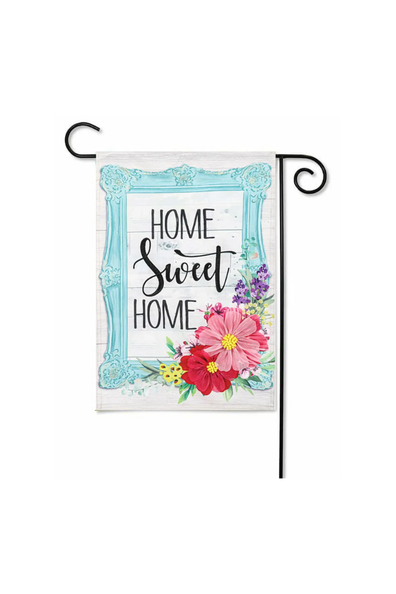 Lavender Home Sweet Home Frame Linen Garden