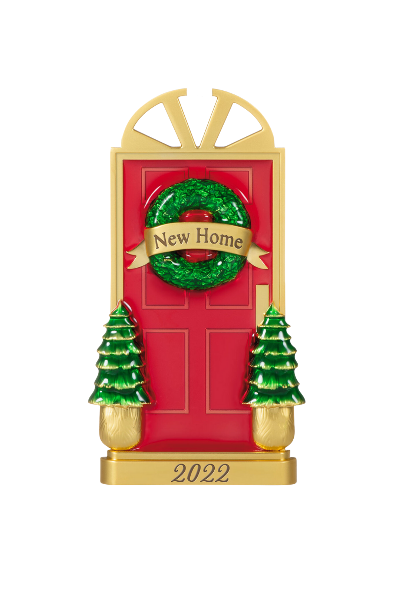 Firebrick New Home 2022 Metal Ornament