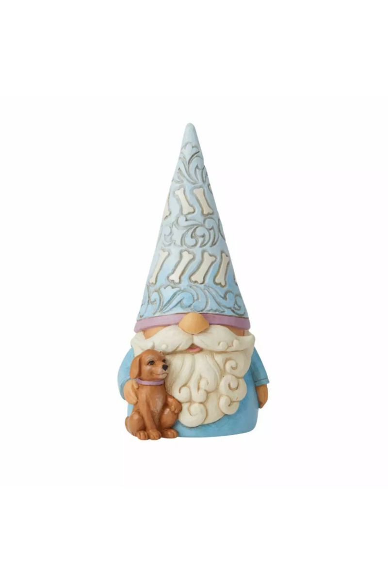 Gray Gnome with Dog
