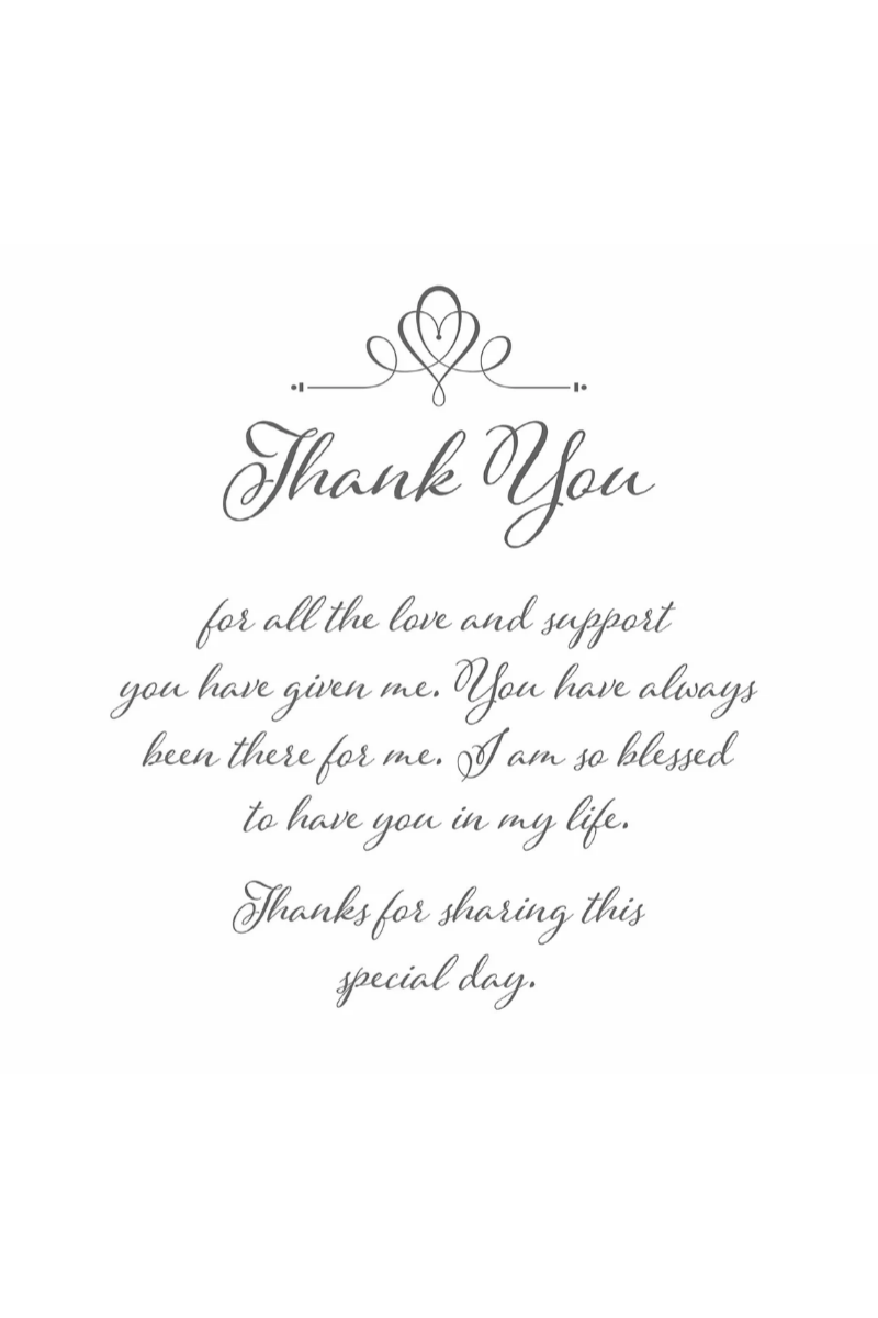 Light Gray Thank You Women's Keepsake Hankie