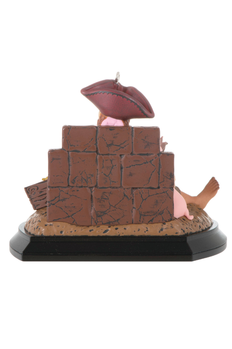 Dim Gray Disney Pirates of the Caribbean A Short Snooze Musical Ornament with Light