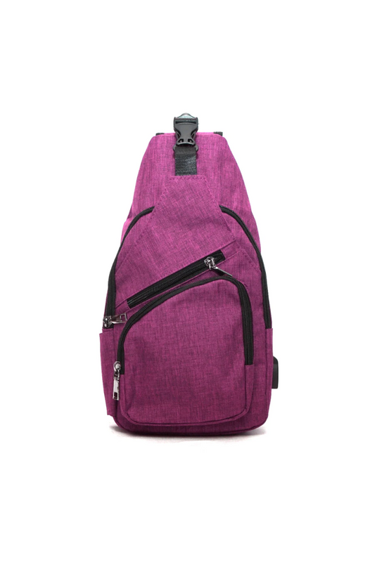 Maroon Nupouch Anti-theft Daypack - Large