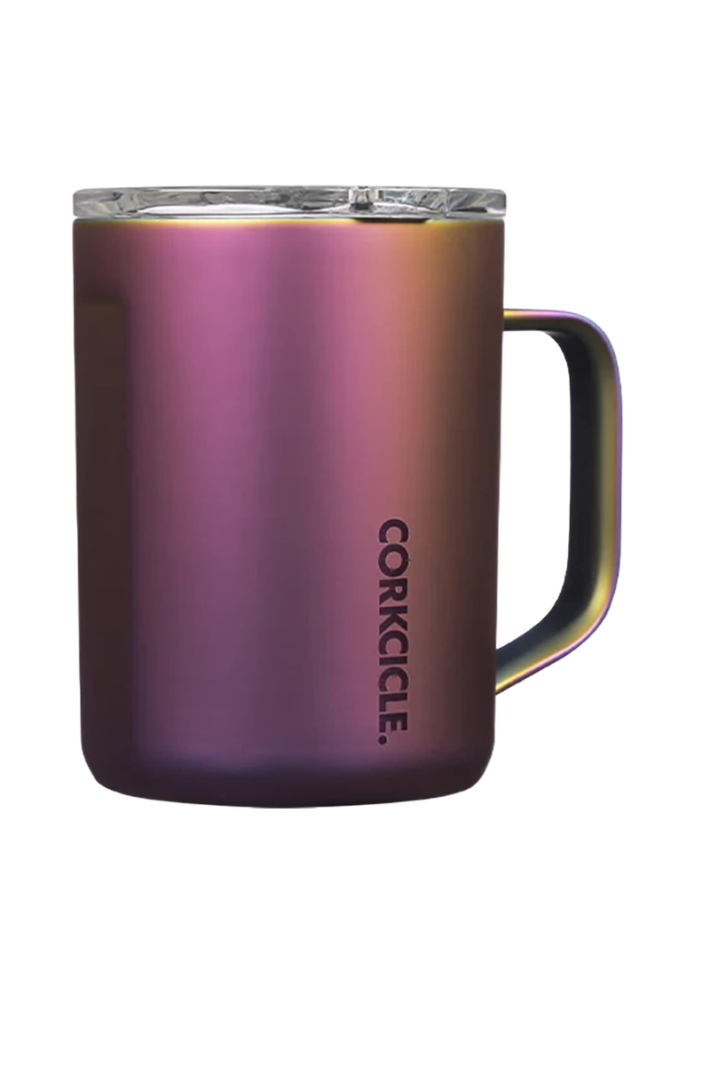Dim Gray Corkcicle Coffee Mug, 16 oz